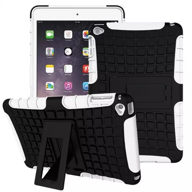 super cena WIELOFUNKCYJNE etui PANCERNE do APPLE iPAD 2 3 4 biały
