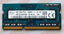 Pamięć RAM DDR3 HYNIX SO-DIMM, 4GB, 1600MHz, C11