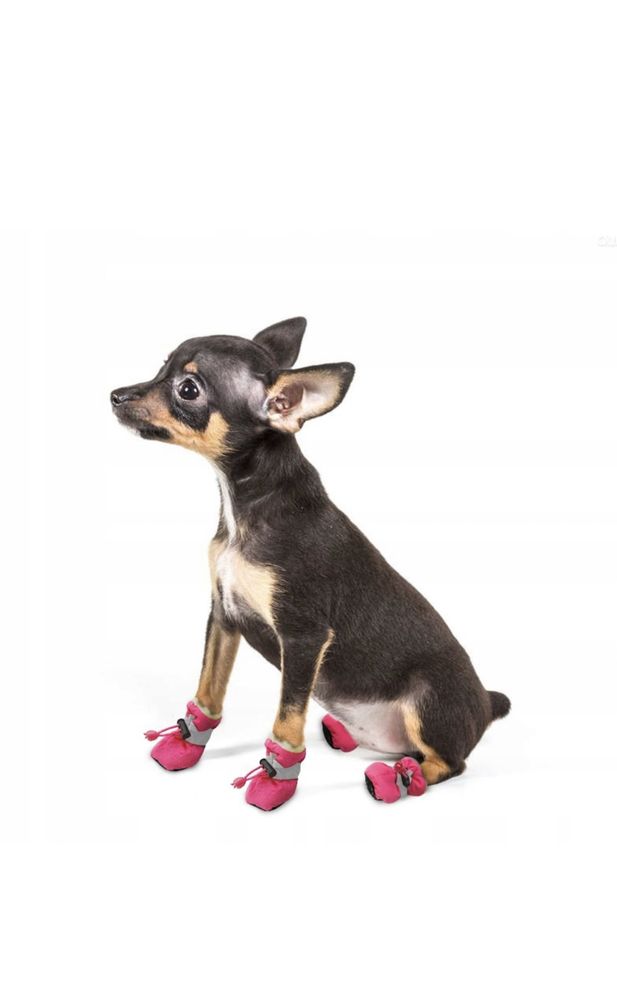 Nowe buty dla psa antypoślizgowe różowe rozmiar S