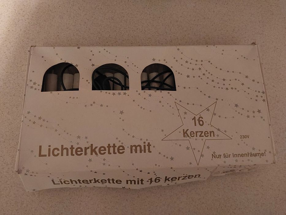 Zestaw lampek świeczki