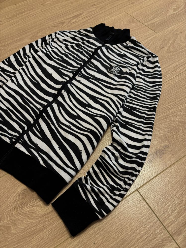Кофта Dolce Gabbana zip Zebra print вінтажна S-M