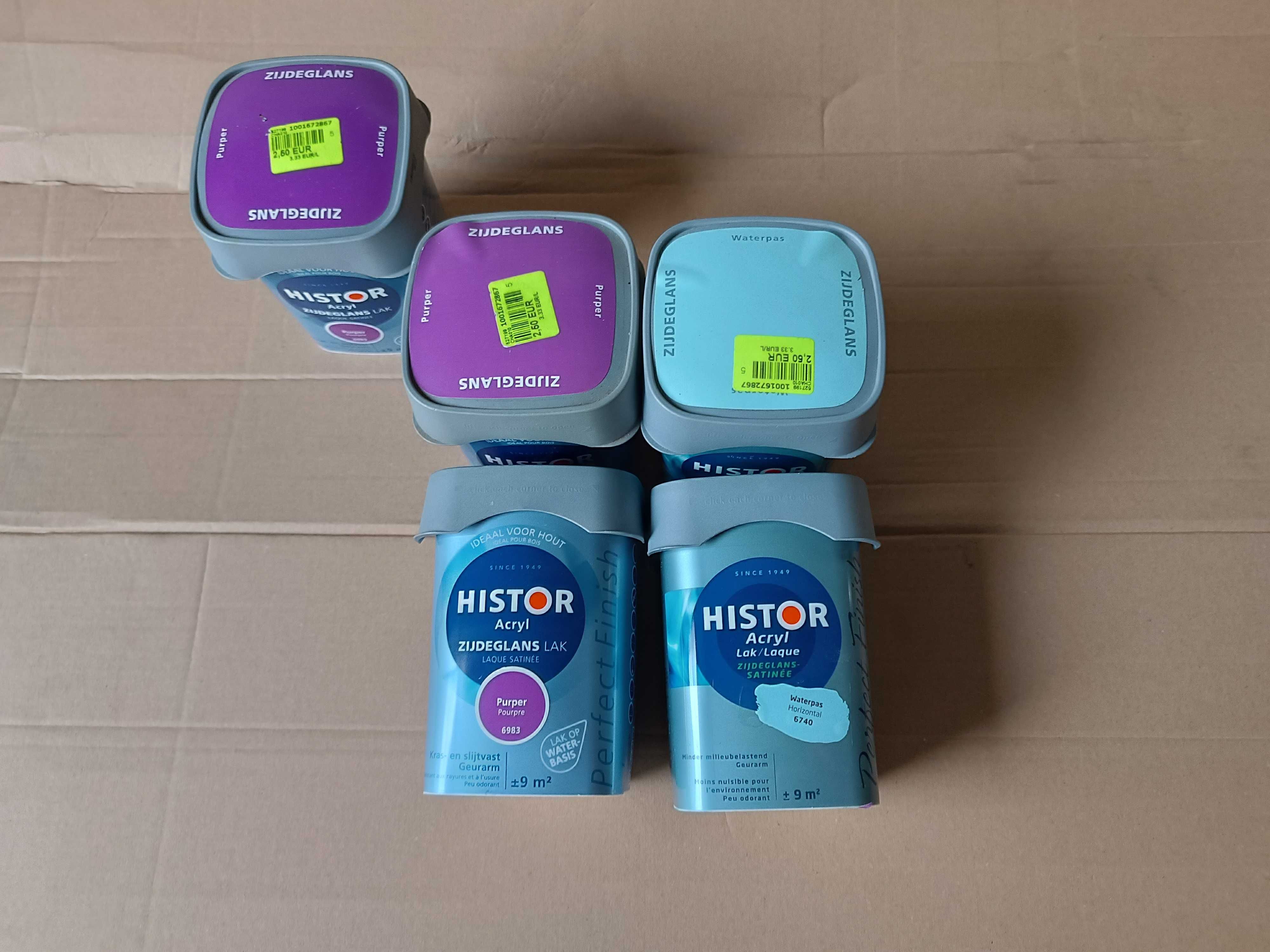 farby Histor 2 kolory - 31 szt x 0.75 l - cena za całość