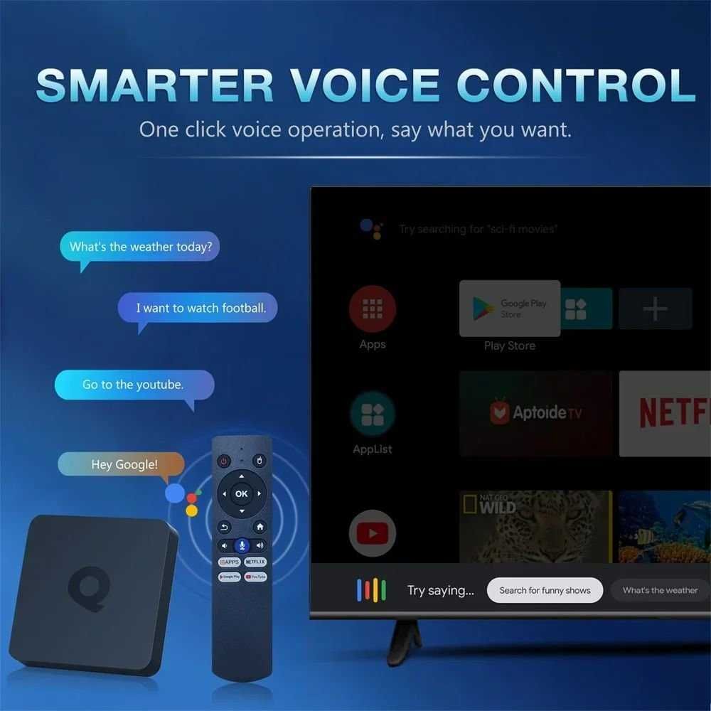 Q1 2/16 Android TV - Настроена. Гарантия. Оригинал. Смарт тв приставка