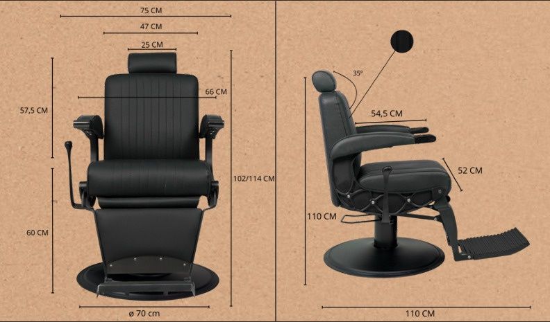 Cadeira para Barbearia Nova