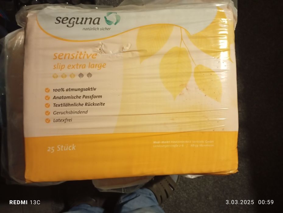 Pieluchy dla dorosłych.