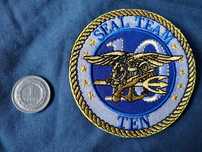 Naszywka US Navy Seals Seal Team 10 rzep velcro