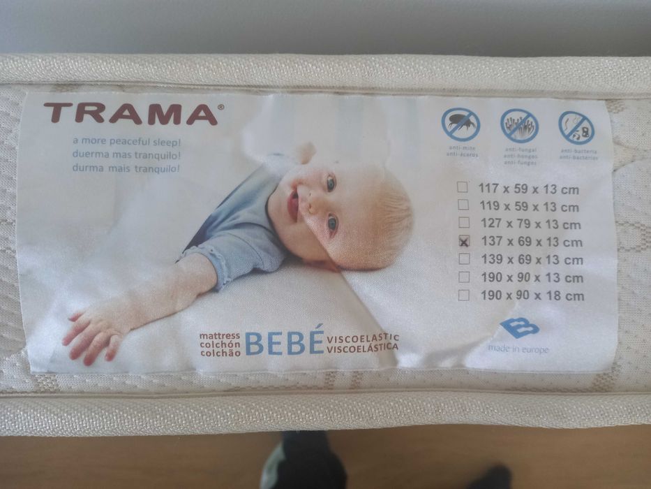 Colchão para berço 1,40×0,70