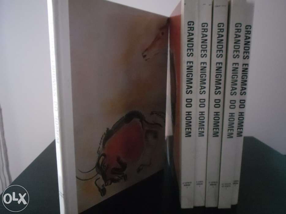 Colecção de 6 livros "Grandes enigmas do Homem"
