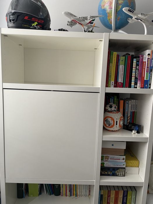 Sprzedam pilnie meble, regał dla dziecka, biblioteczka, biała szafa