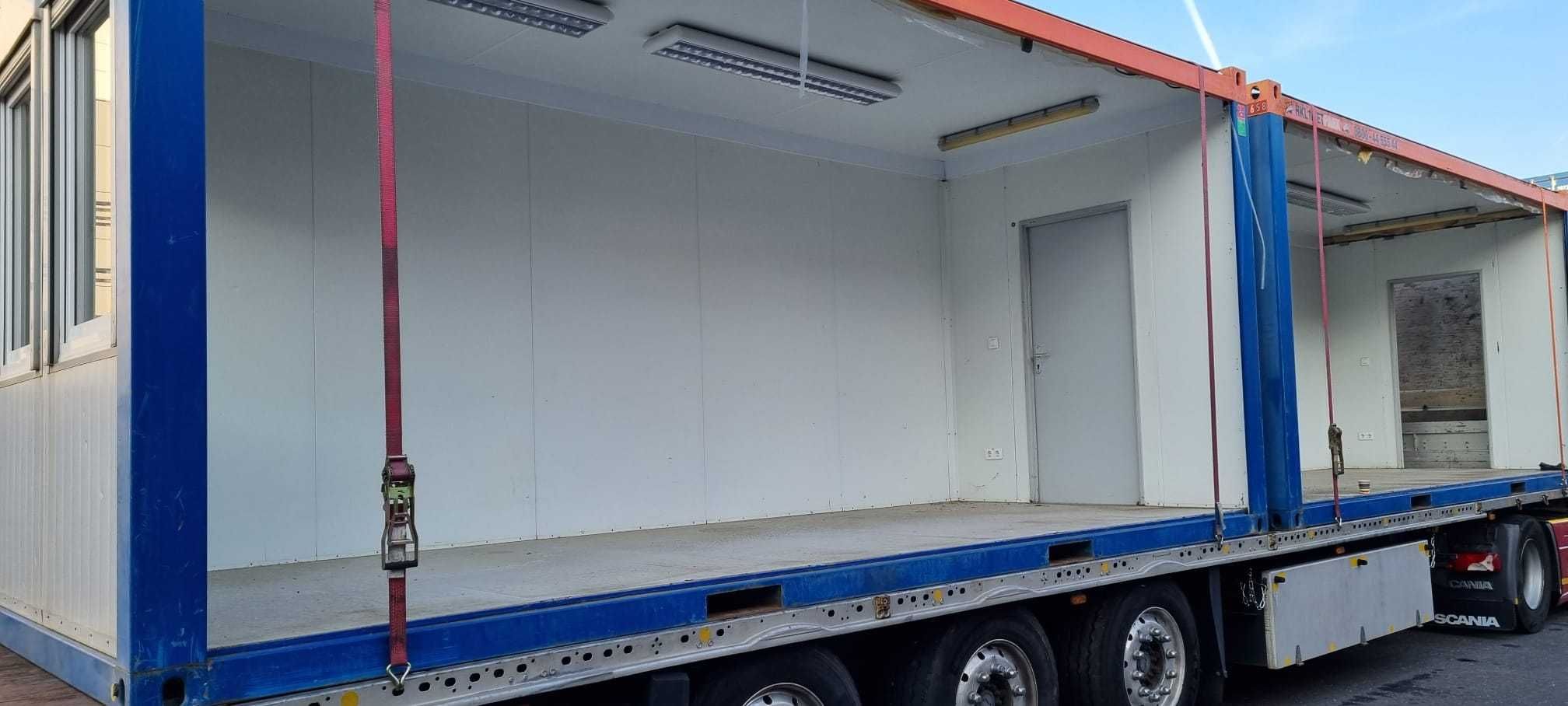 Kontener socjalny magazynowy biurowy 6x2,5m duża ilość tanio transport