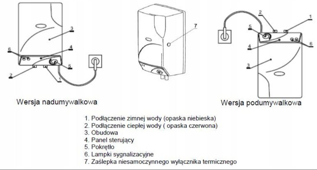 Ogrzewacz wody junior 5 litrów