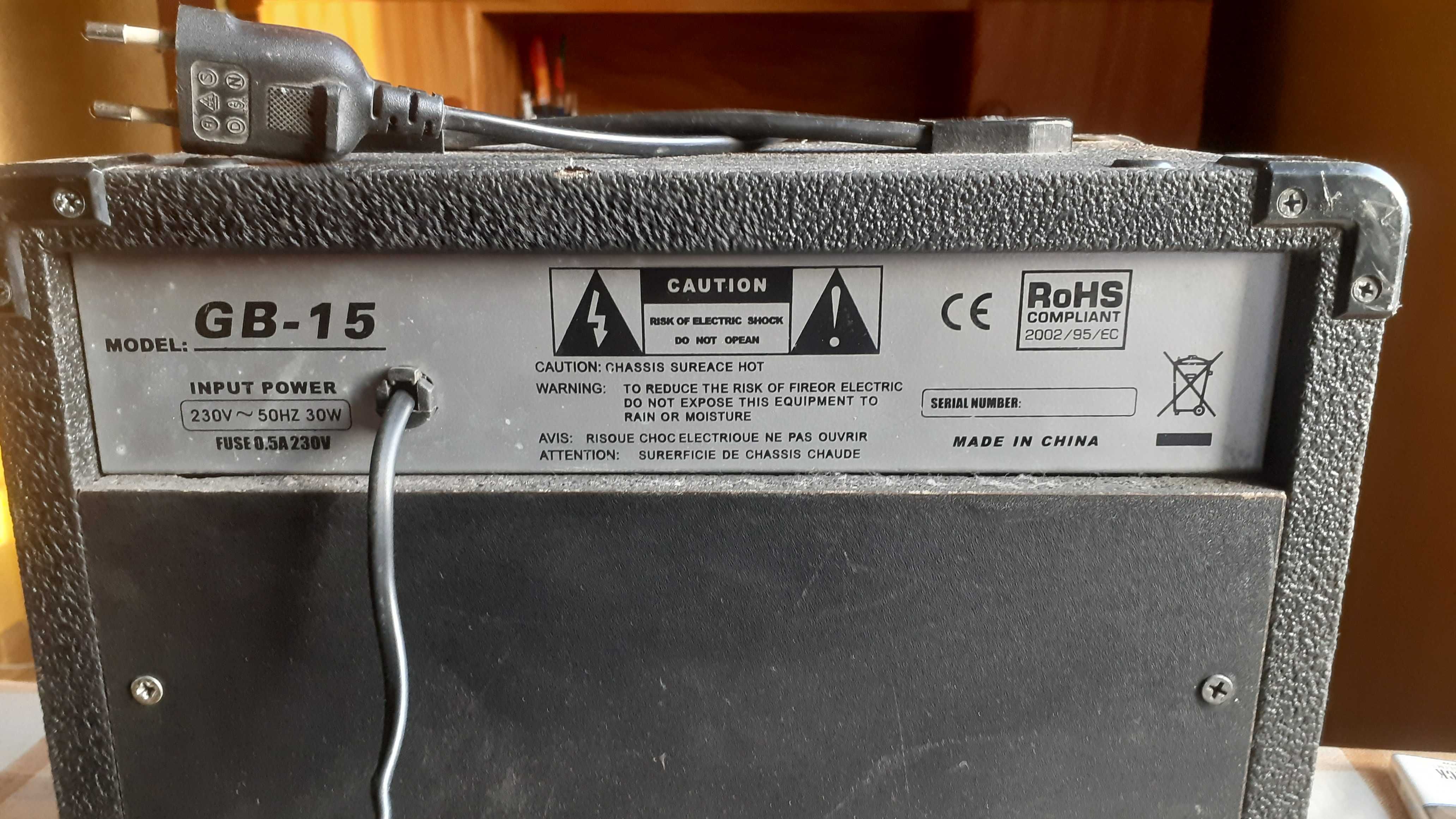 Wzmacniacz gitarowy GB 15 StarSound czyli 15 Wat