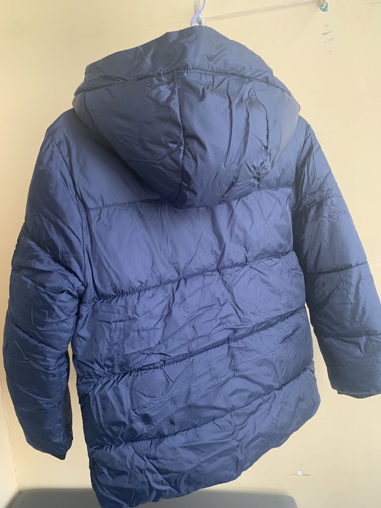 Куртка на мальчика 9 лет/ 134 см, на теплую зиму