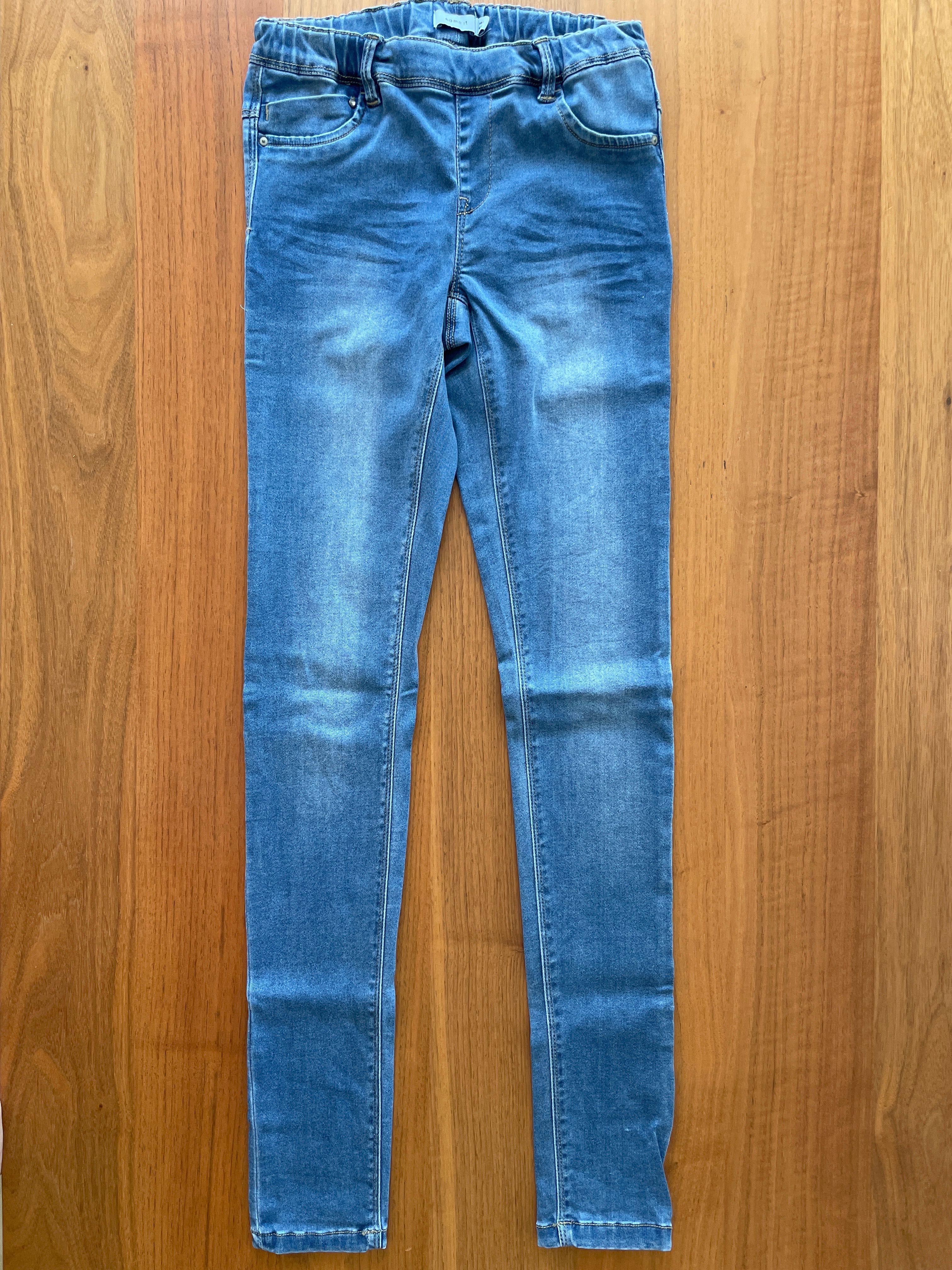 Jeansy elastyczne miękkie marki Name It rozm. 164 / 14 lat