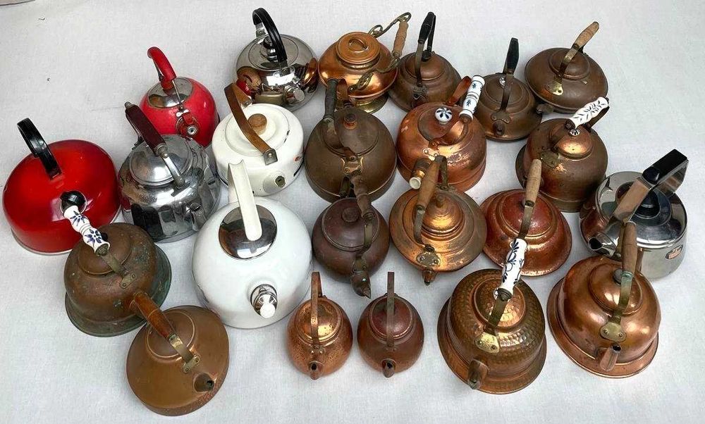 chaleiras antigas para coleção ou decoração