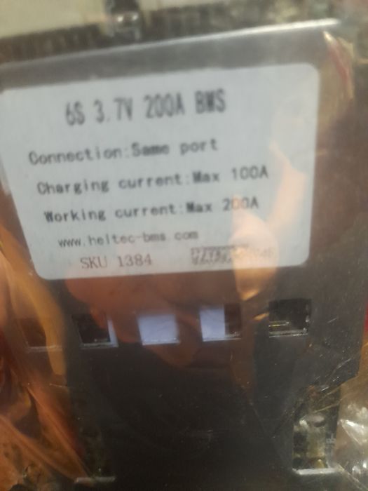 BMS 6S 3.7v 200A