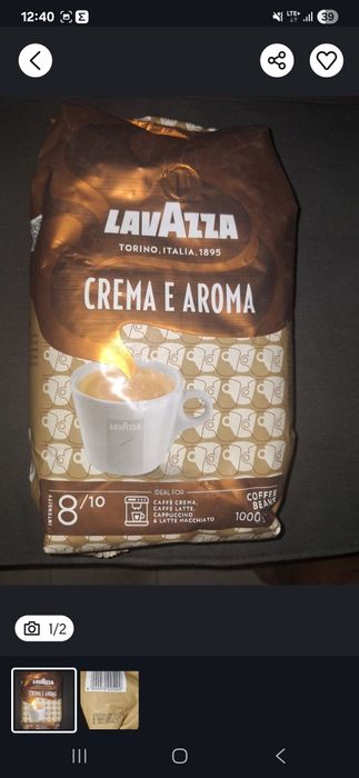 2 x 1 kilogram kawa Lavazza Crema E Aroma