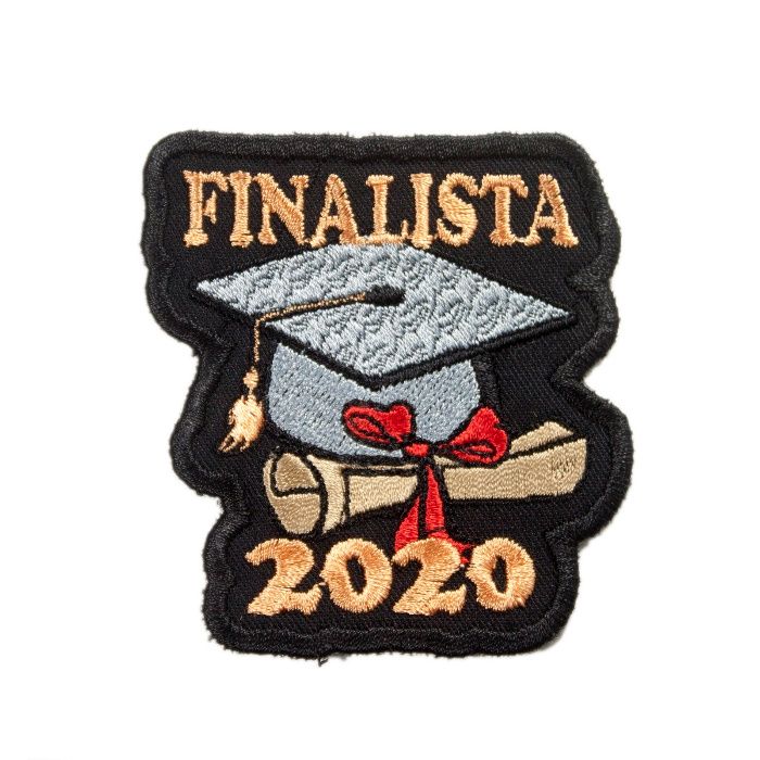 Emblema Bordado - Finalista 2021 + Trevo da Sorte