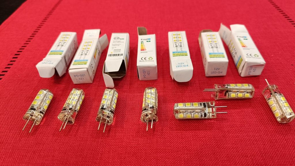 NOWE żarówki G4 LED AC/DC 12V - aż 24 LEDów w 1 żarówce
