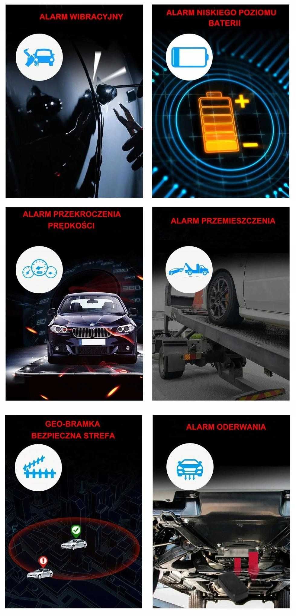 Lokalizator GPS tracker AZ20000-4G/LTE + karta PLAY