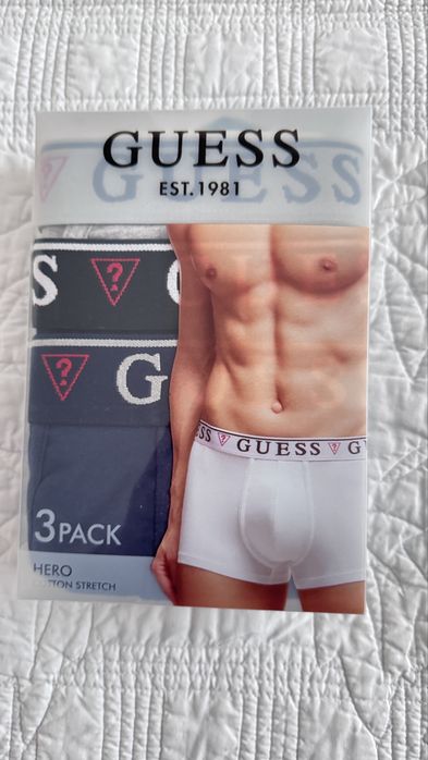 Guess bokserki meskie orginalne 3 pary XXL