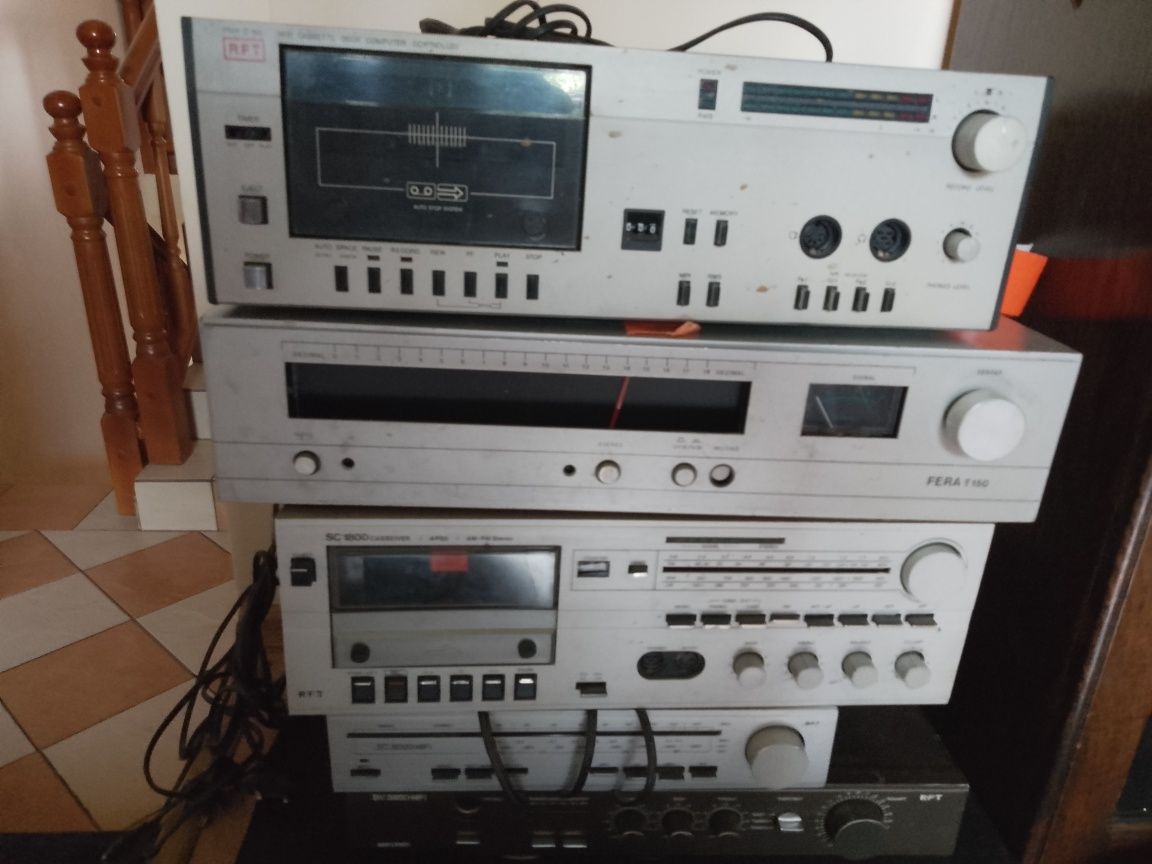 Magnetofony wieża Akai itp