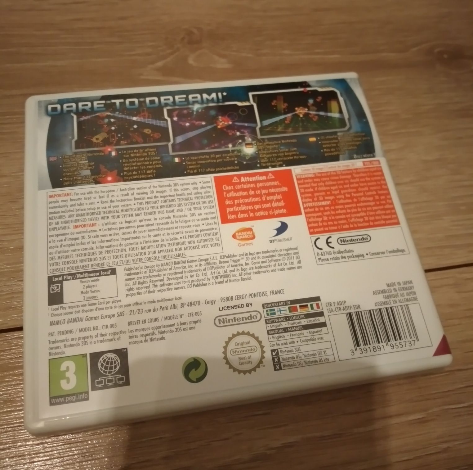 Dream Trigger 3D Nintendo 3DS Nowa