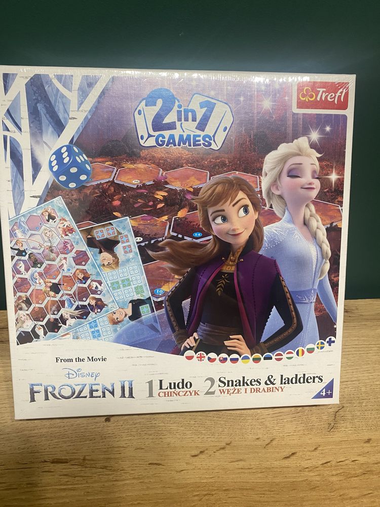 Frozen 2w1 gry planszowe