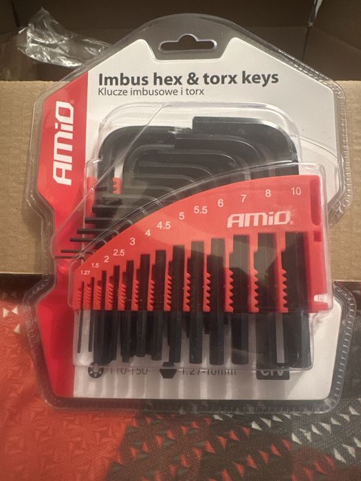 Conjunto/Kit Chaves de Hex Allen e Torx