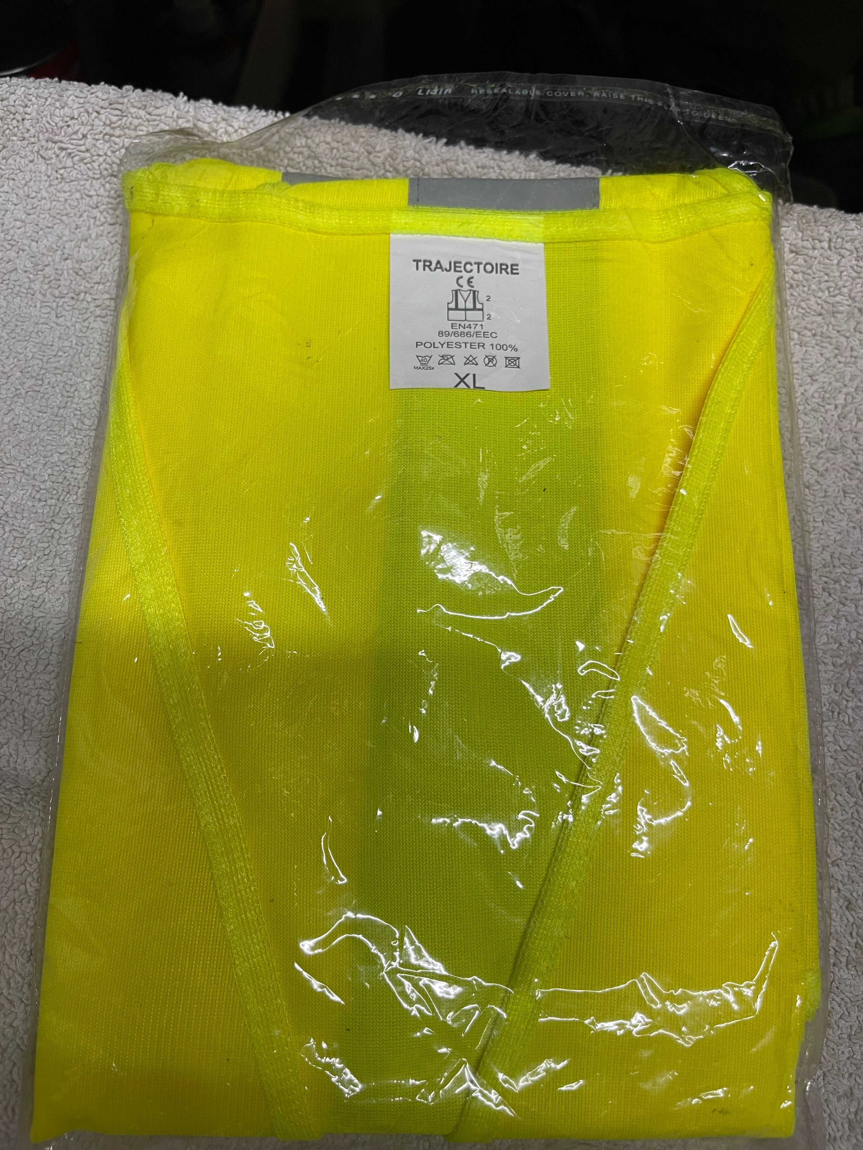 Colete de segurança Trajectoire Refletivo amarelo, 100% poliéster XL