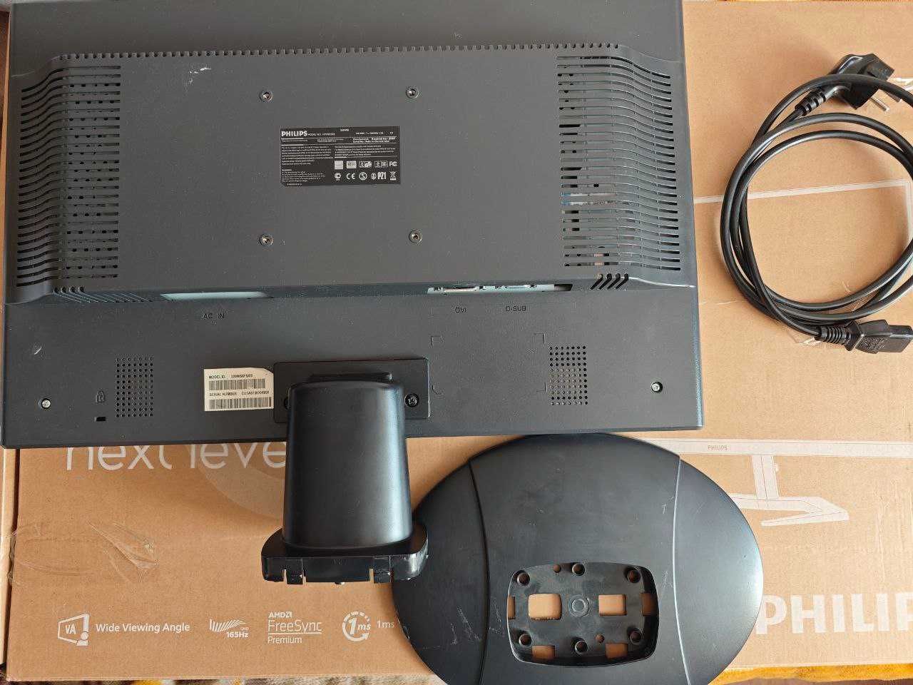 Monitor + kable wysokiej jakości + adapter WiFi – wszystko sprawne!