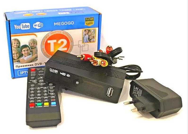 Тюнер T2 MG811 приставка IPTV WiFi HDMI USB MEGOGO