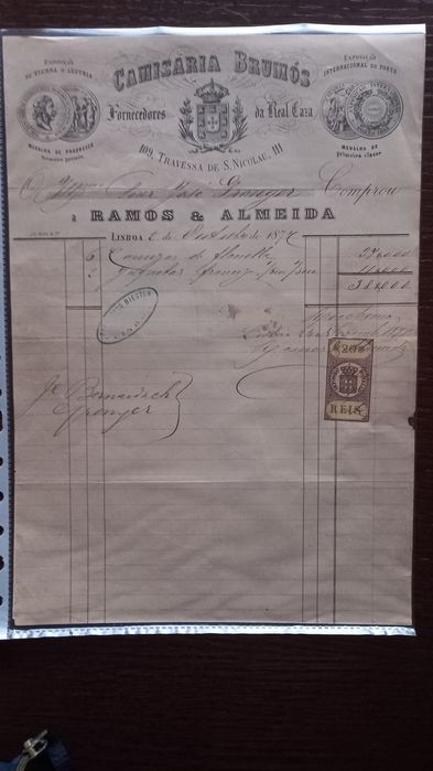 Documentos com Selos Fiscais