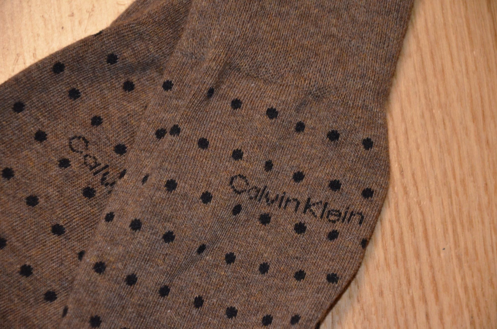skarpetki Calvin Klein r. 40-42 brązowe