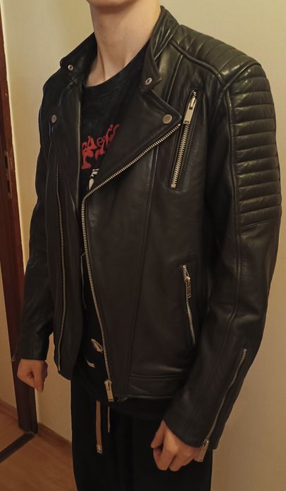 Kurtka skórzana męska, nowa, nienoszona  Ochnik – rozmiar M