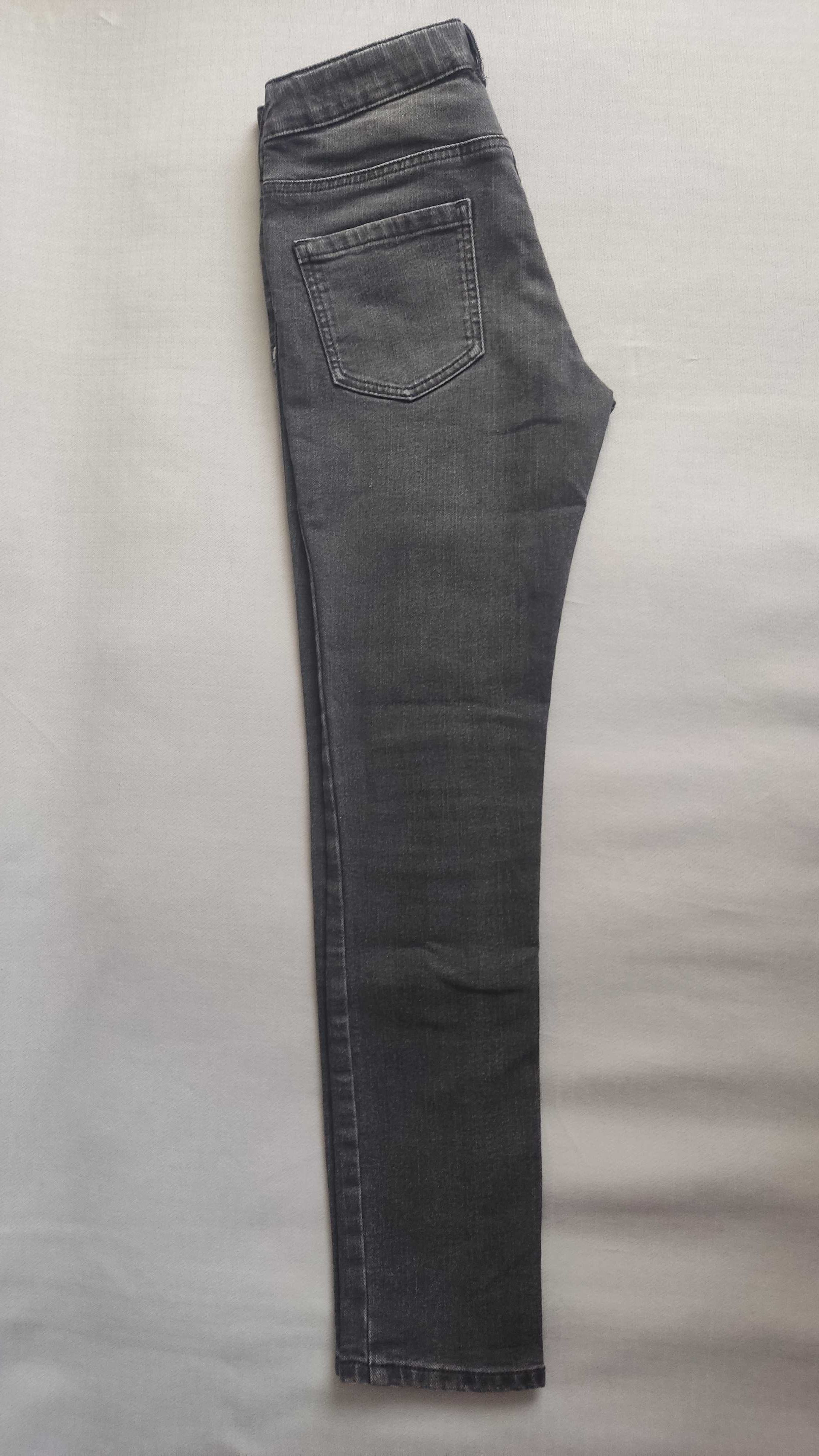 Spodnie jeansowe, jeans, czarne,r.140,Palomino C&A,rurki, dziewczęce