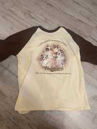 футболка с котиками