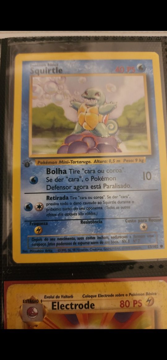 Squirtle 1 edicao pokemon