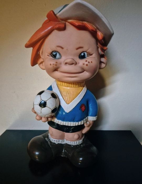 Boneco futebolista anos 70