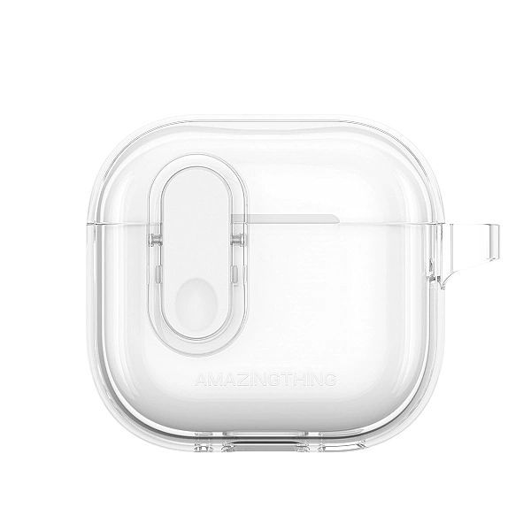 Etui AMAZINGTHING Minimal Case do AirPods 4 - przezroczyste