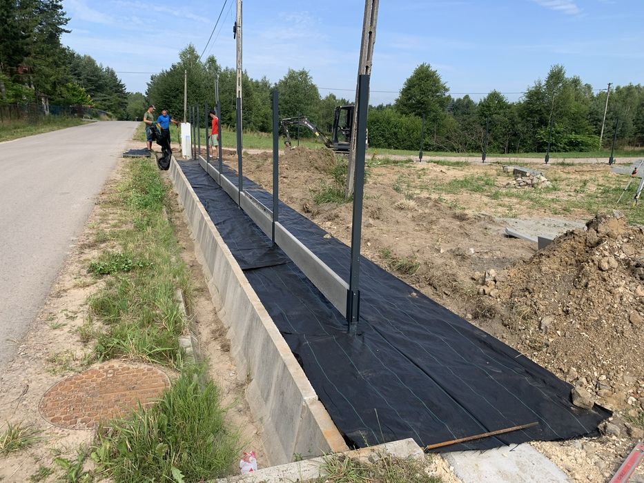 Usługi ziemne/montaż ogrodzeń/montaz mostków wjazdowych