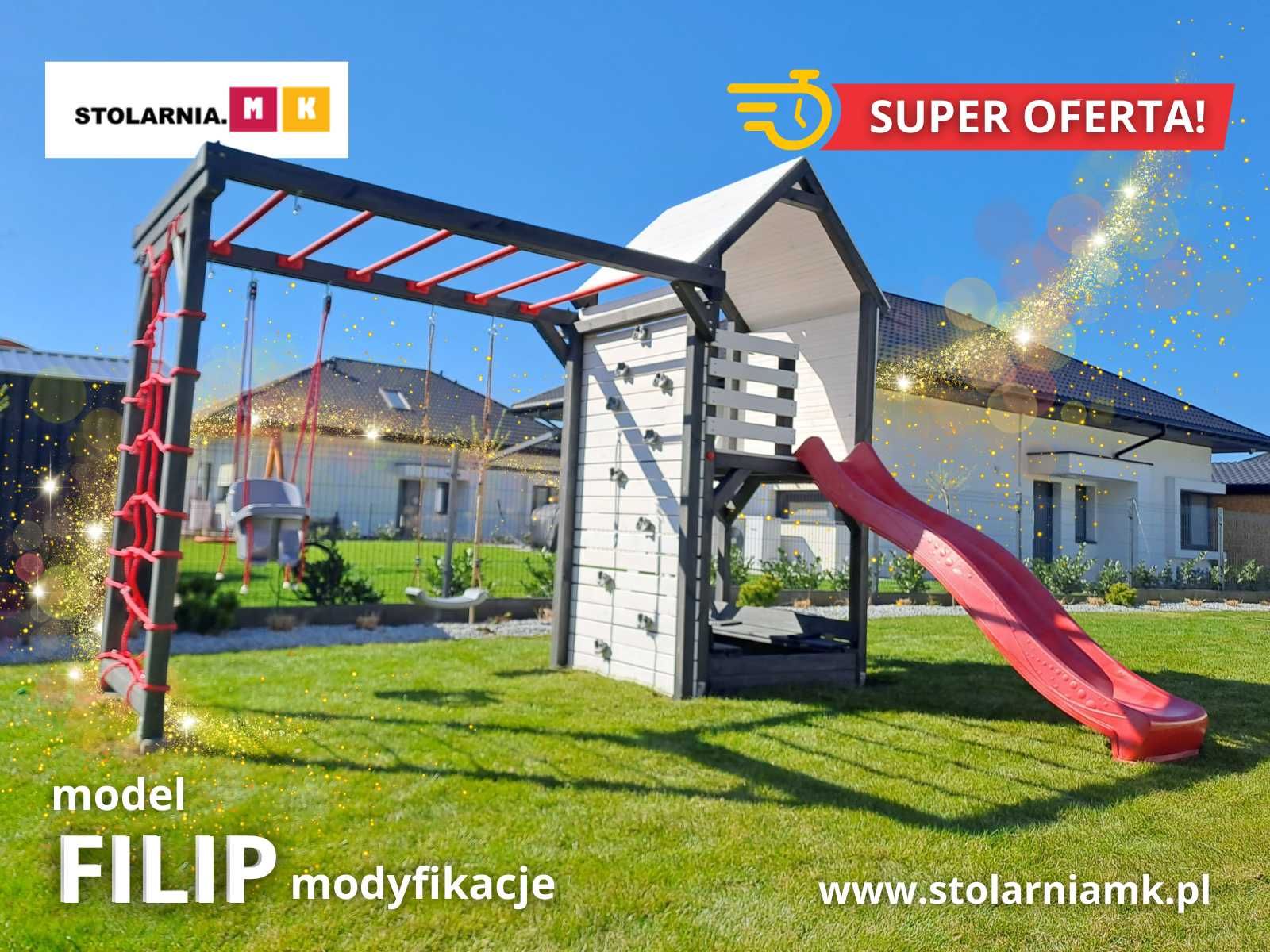 Plac zabaw Filip z zadaszeniem super cena Zapraszamy zaplanuj montaż