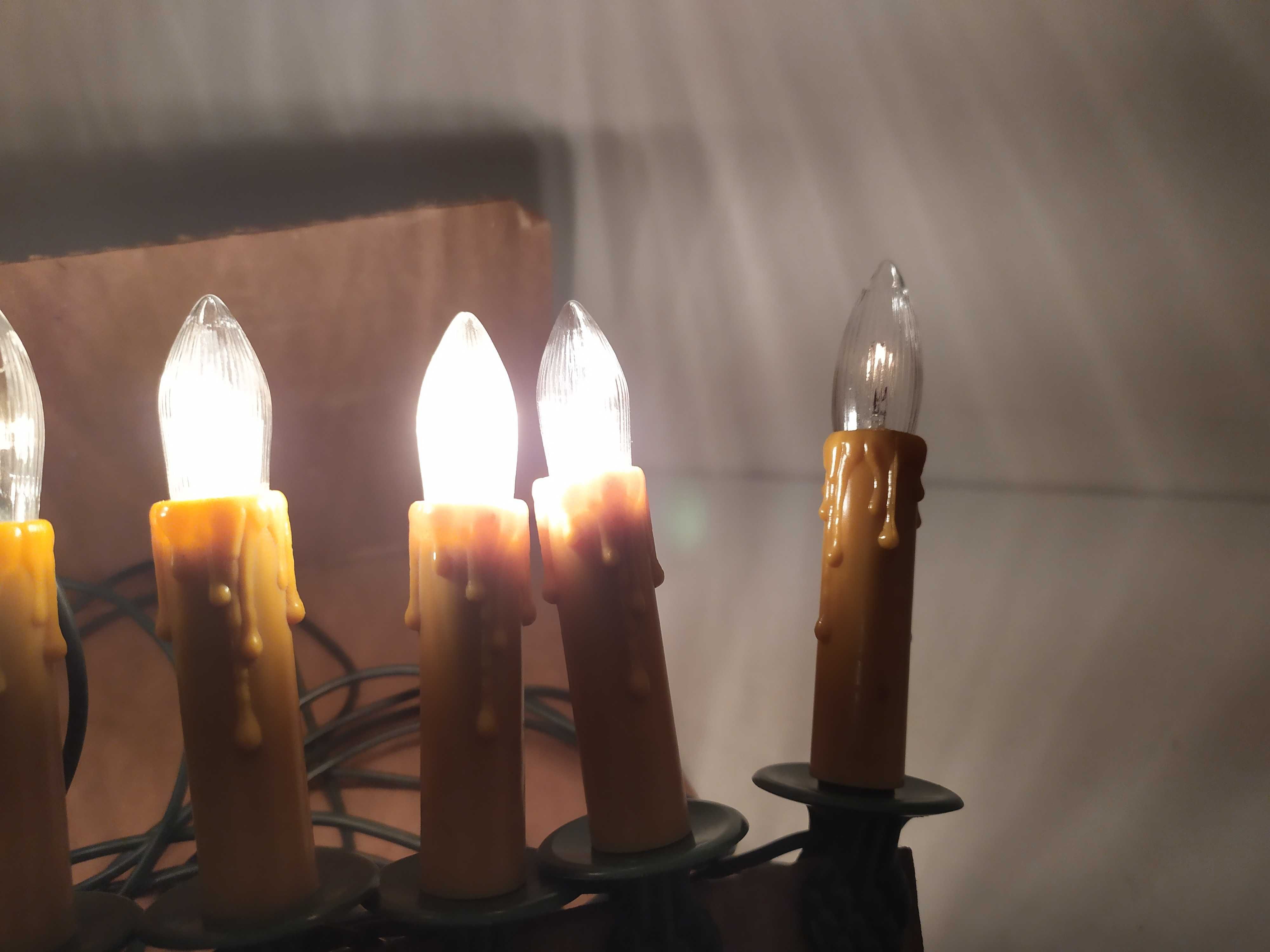 Stare Lampki choinkowe, pamiątka z czasów PRL-u, ozdoby świąteczne