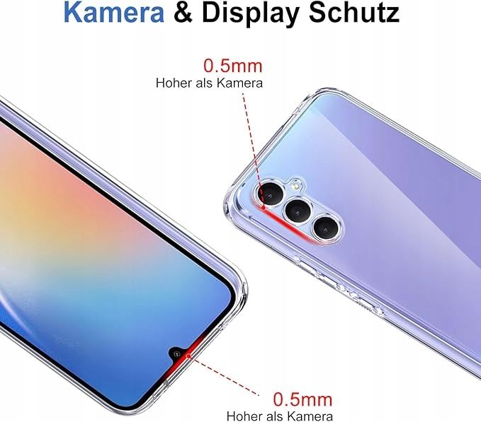 Etui PLECKI do Samsung Galaxy A34 5G przezroczyste, ultra cienkie