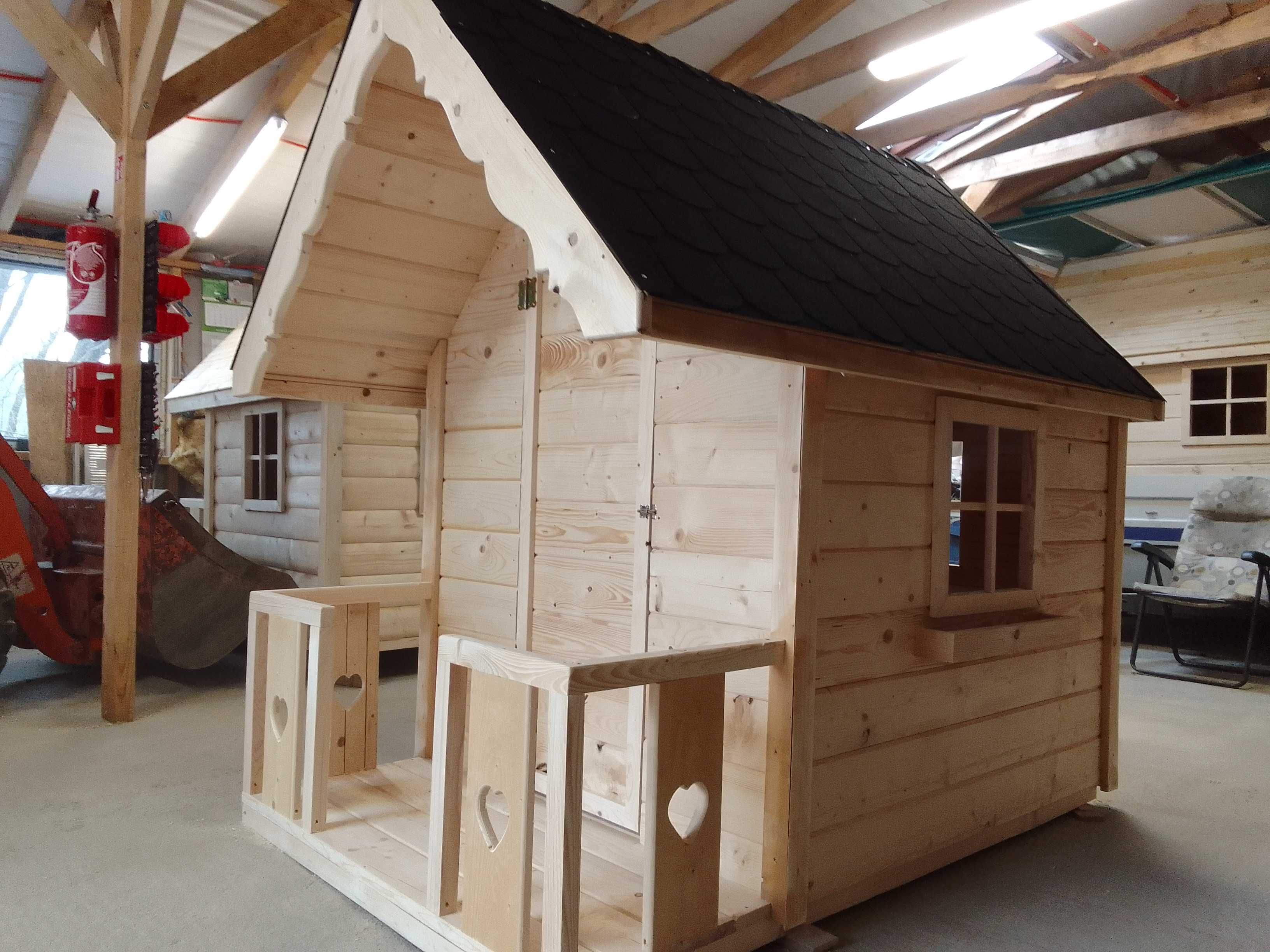 Domek drewniany dla dziecka , Drewniany plac zabaw - STOLARZ