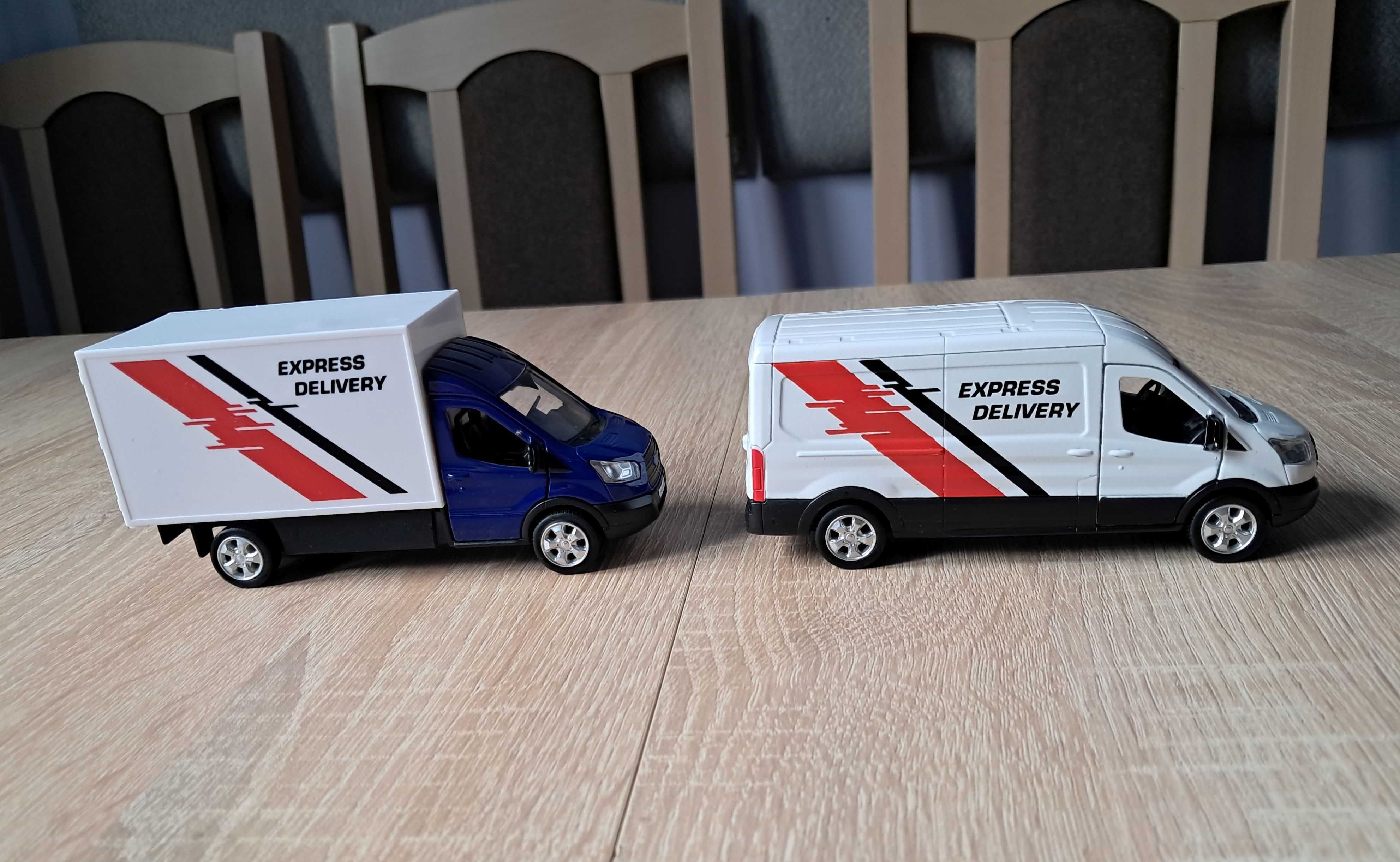 Ford Tranzit zestaw dwóch modeli firmy RMZ. Skala 1:34