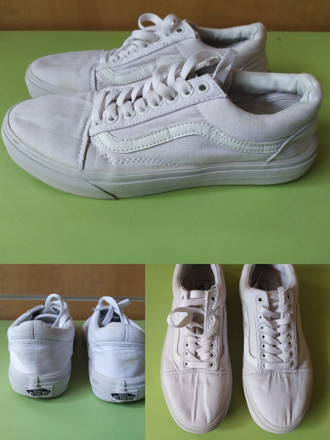 Мокасины кеды на шнурках мокасини Vans б/у унисекс