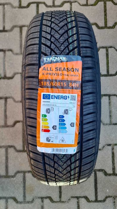 Nowe opony całoroczne TRACMAX TRAC SAVER AS01 185/60R15 84H