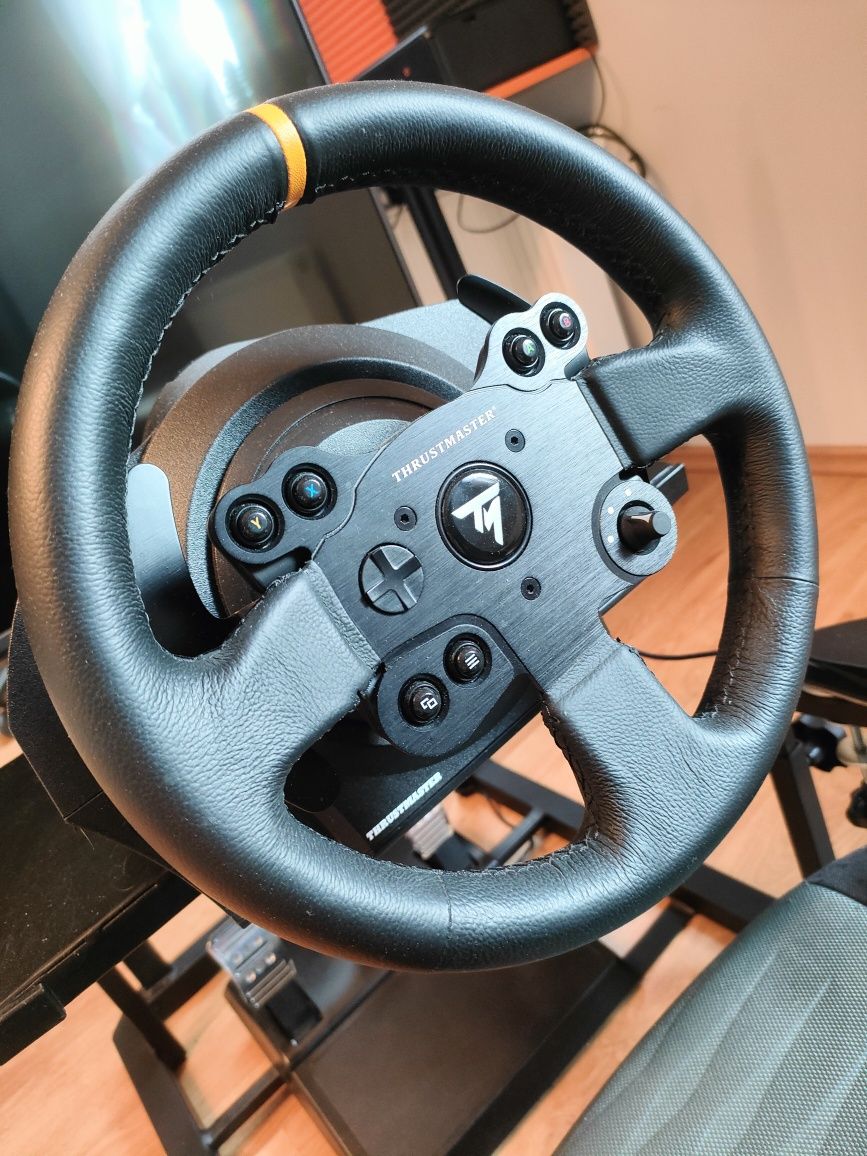 Stanowisko SimRacing thrustmaster TX Leather edition i shifter TH8A