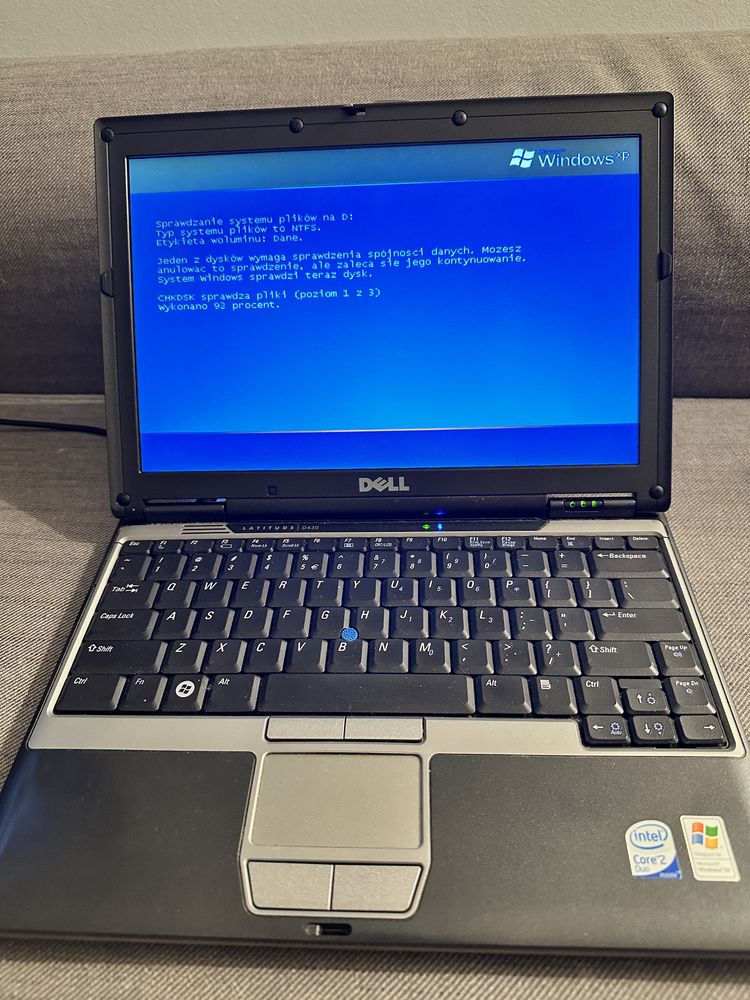 Laptop DELL Latitude D430 maly zgrabny solidny windows xp